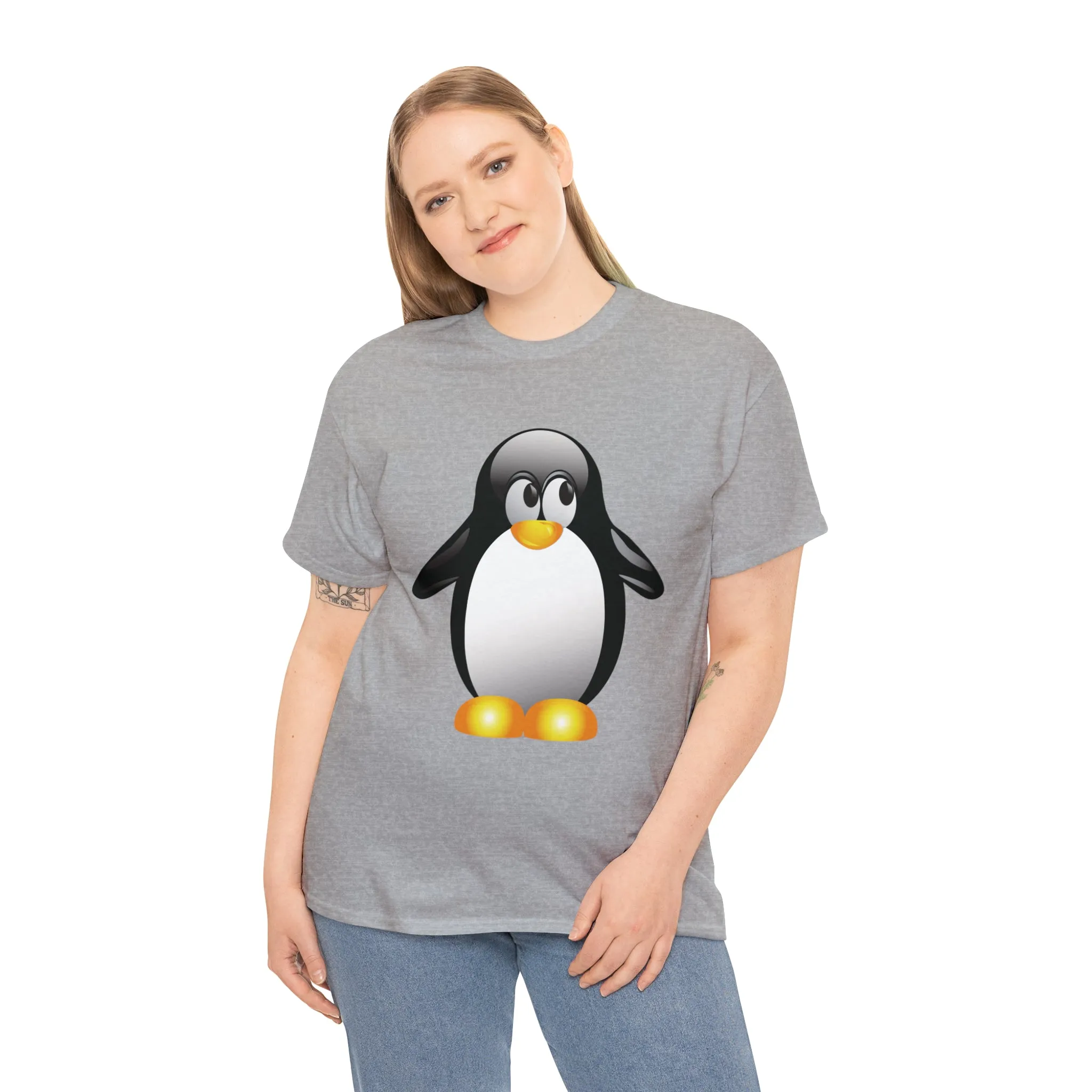 Penguin in a super comfortable cotton tee