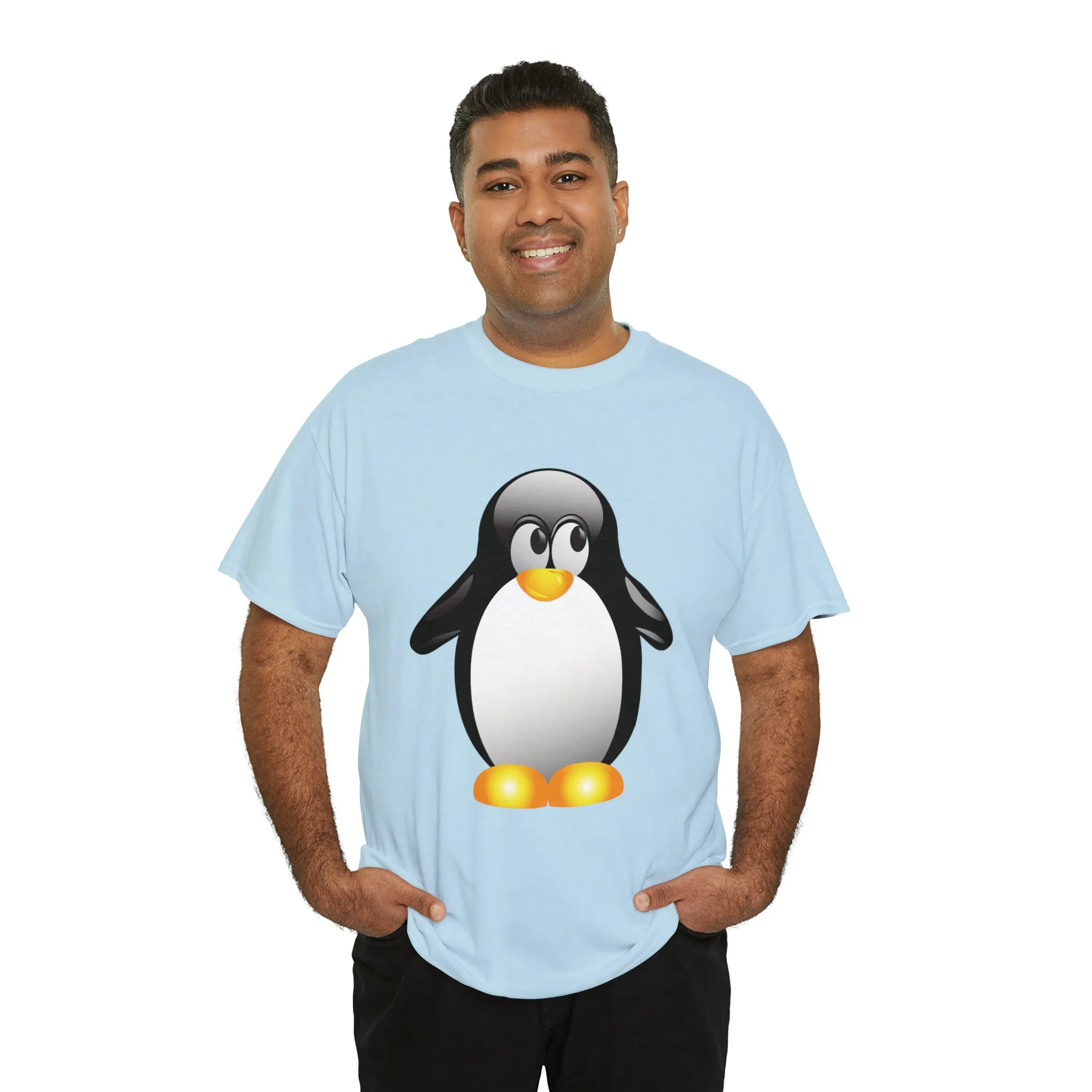 Penguin in a super comfortable cotton tee