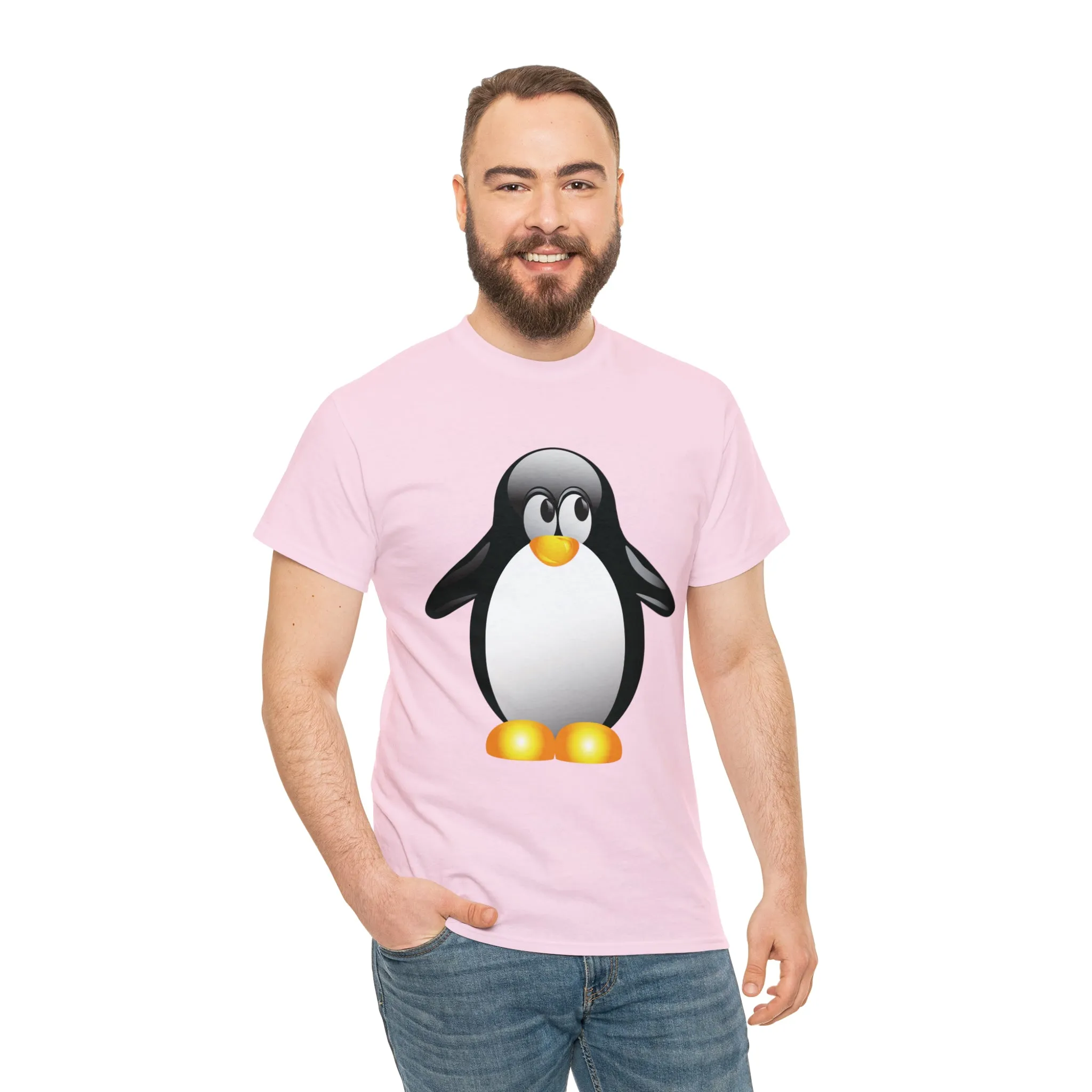 Penguin in a super comfortable cotton tee