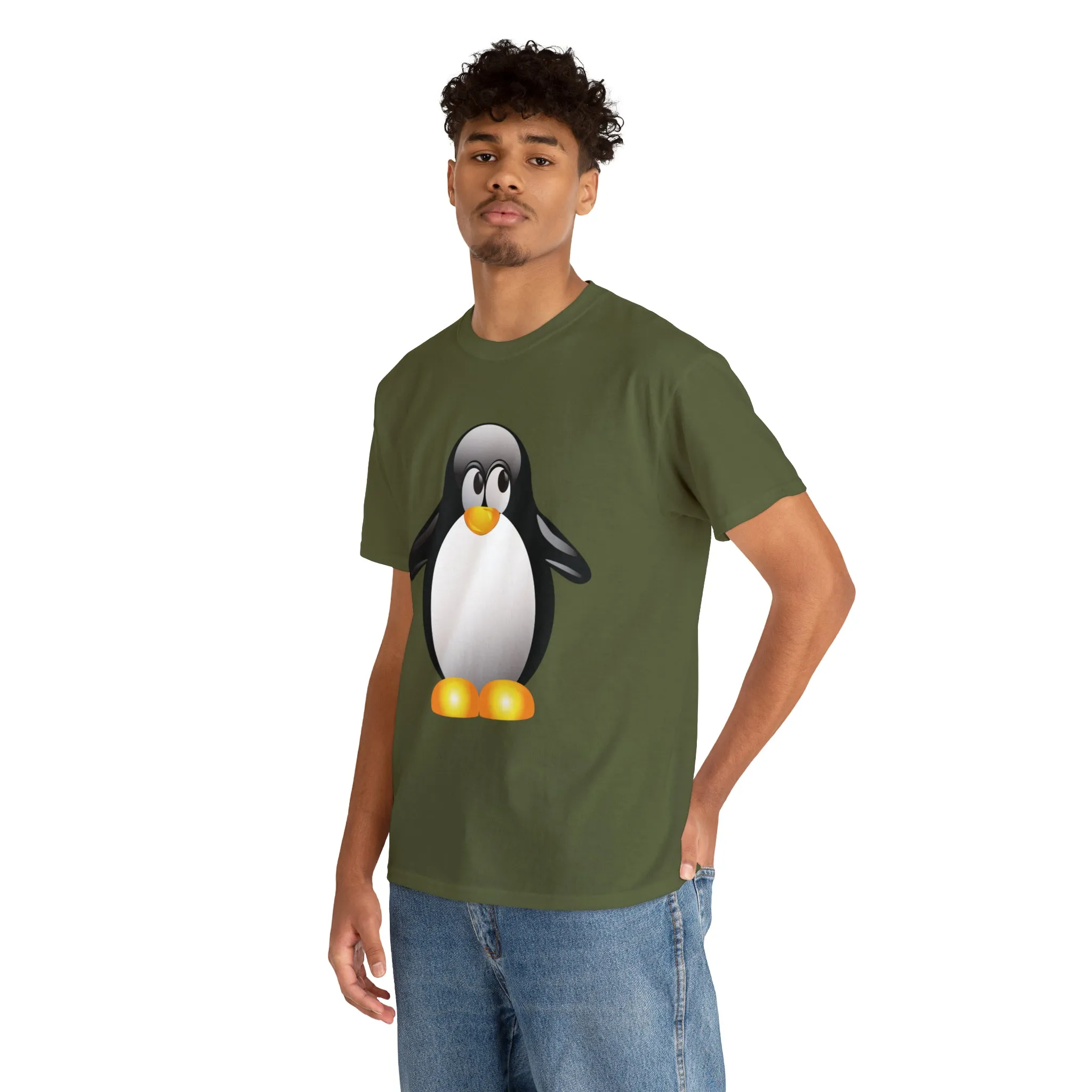 Penguin in a super comfortable cotton tee