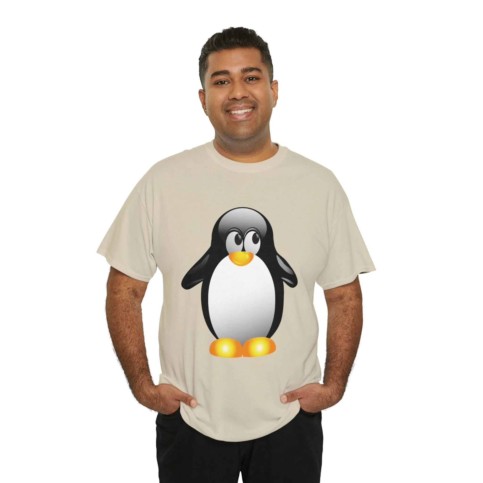 Penguin in a super comfortable cotton tee