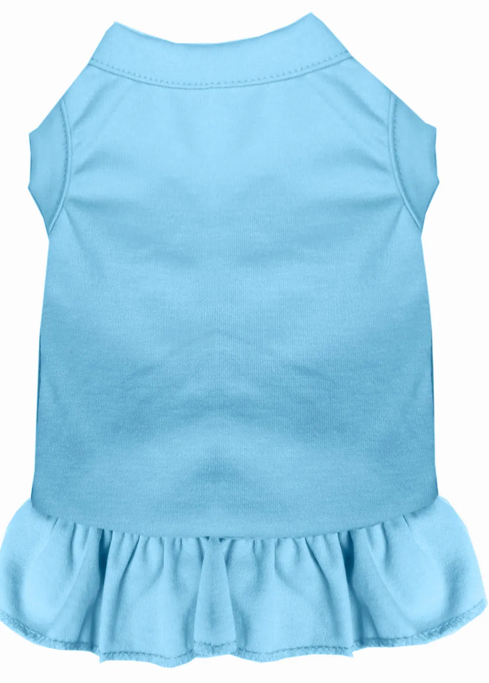 Plain Pet Dress Baby Blue 4x