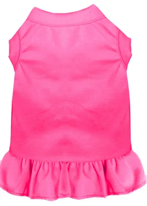 Plain Pet Dress Bright Pink Xl