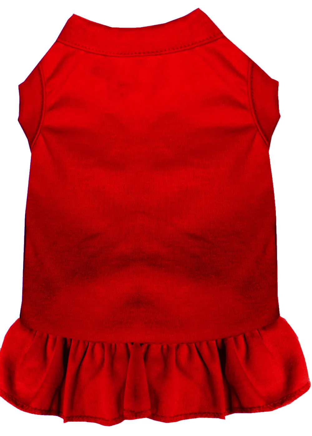 Plain Pet Dress Red Sm