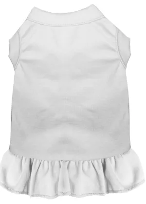 Plain Pet Dress White Xxxl