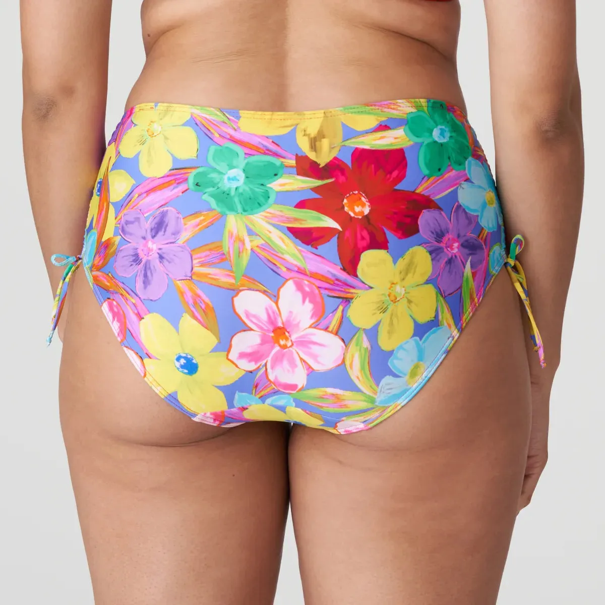 PrimaDonna Swimwear - Sazan Full Bikini Briefs Ropes Blue Bloom