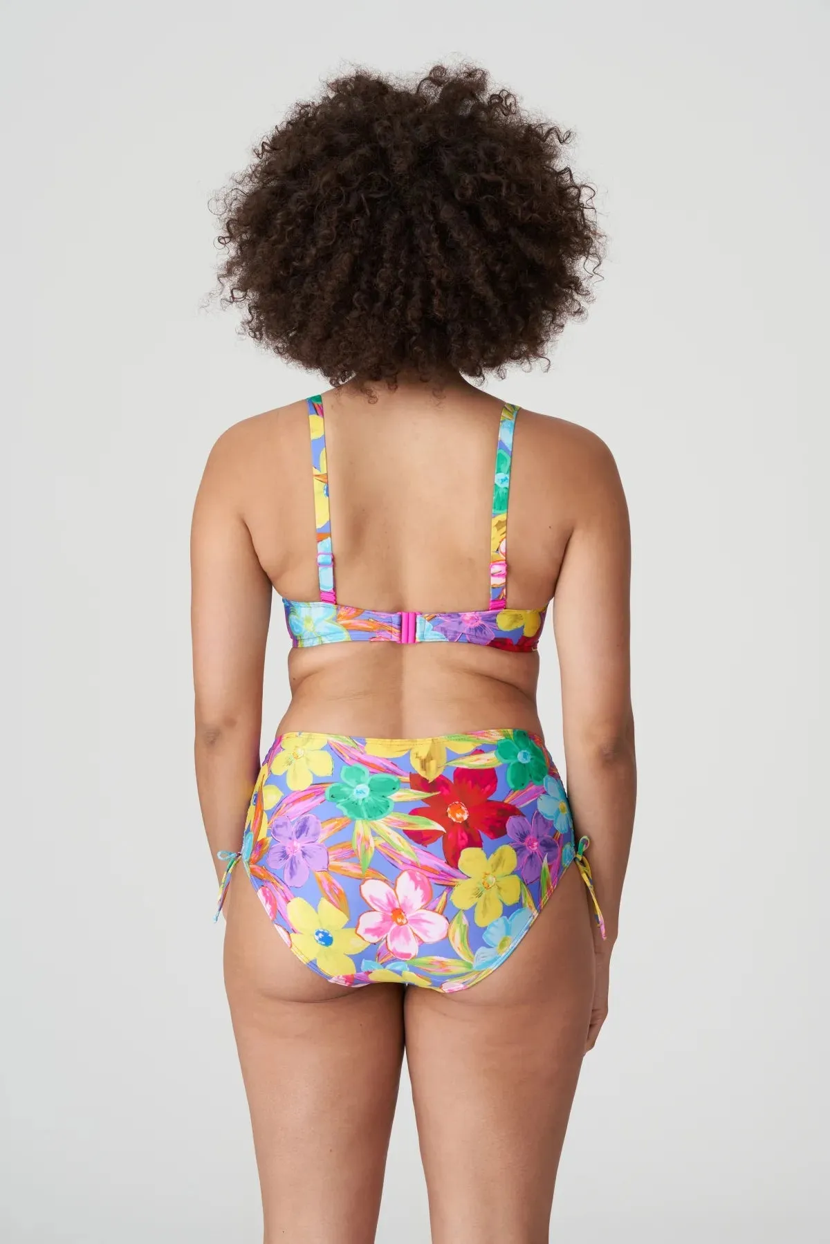 PrimaDonna Swimwear - Sazan Full Bikini Briefs Ropes Blue Bloom