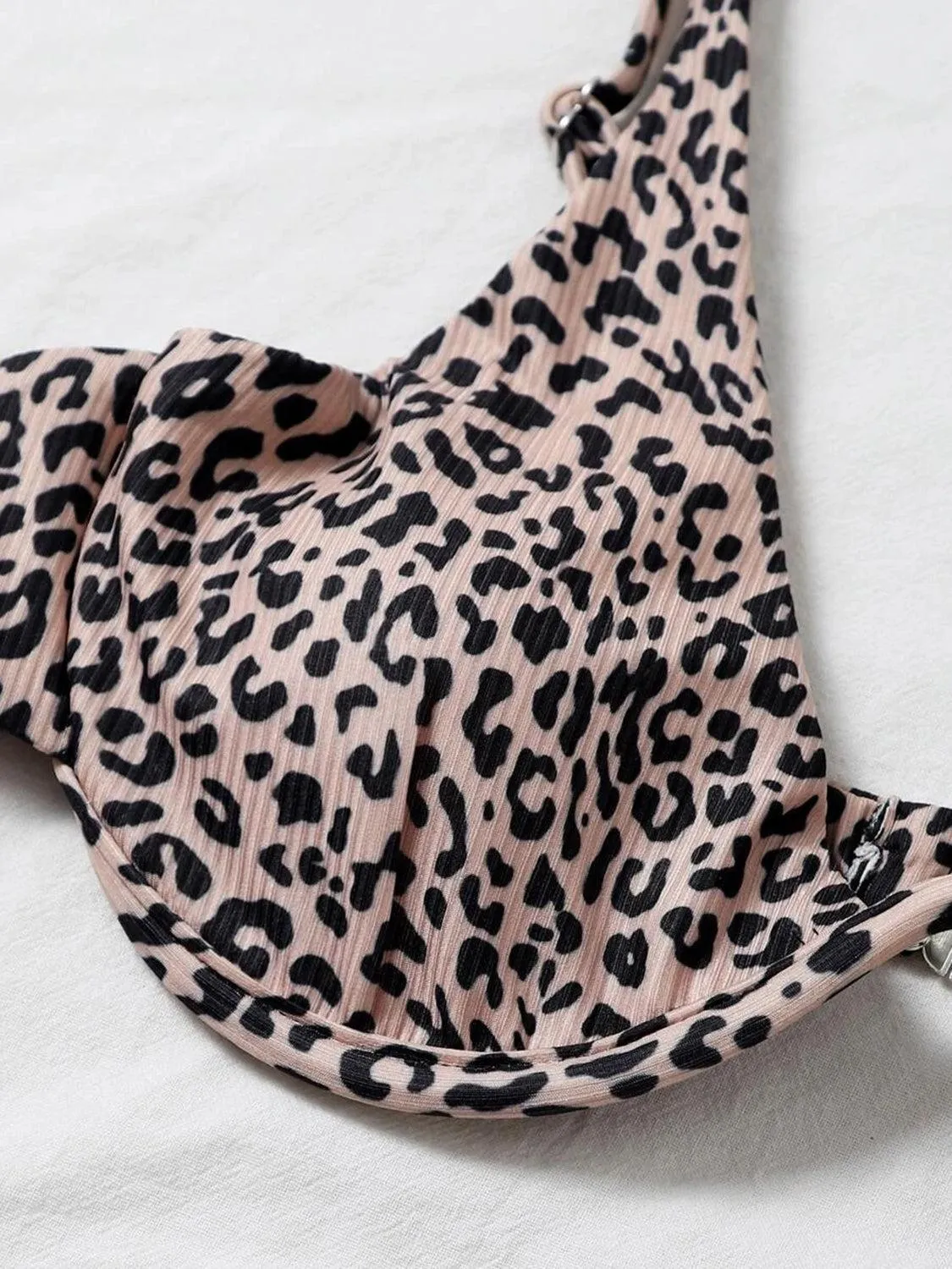 Printed Bikini With Sarong Three Piece Swim Set