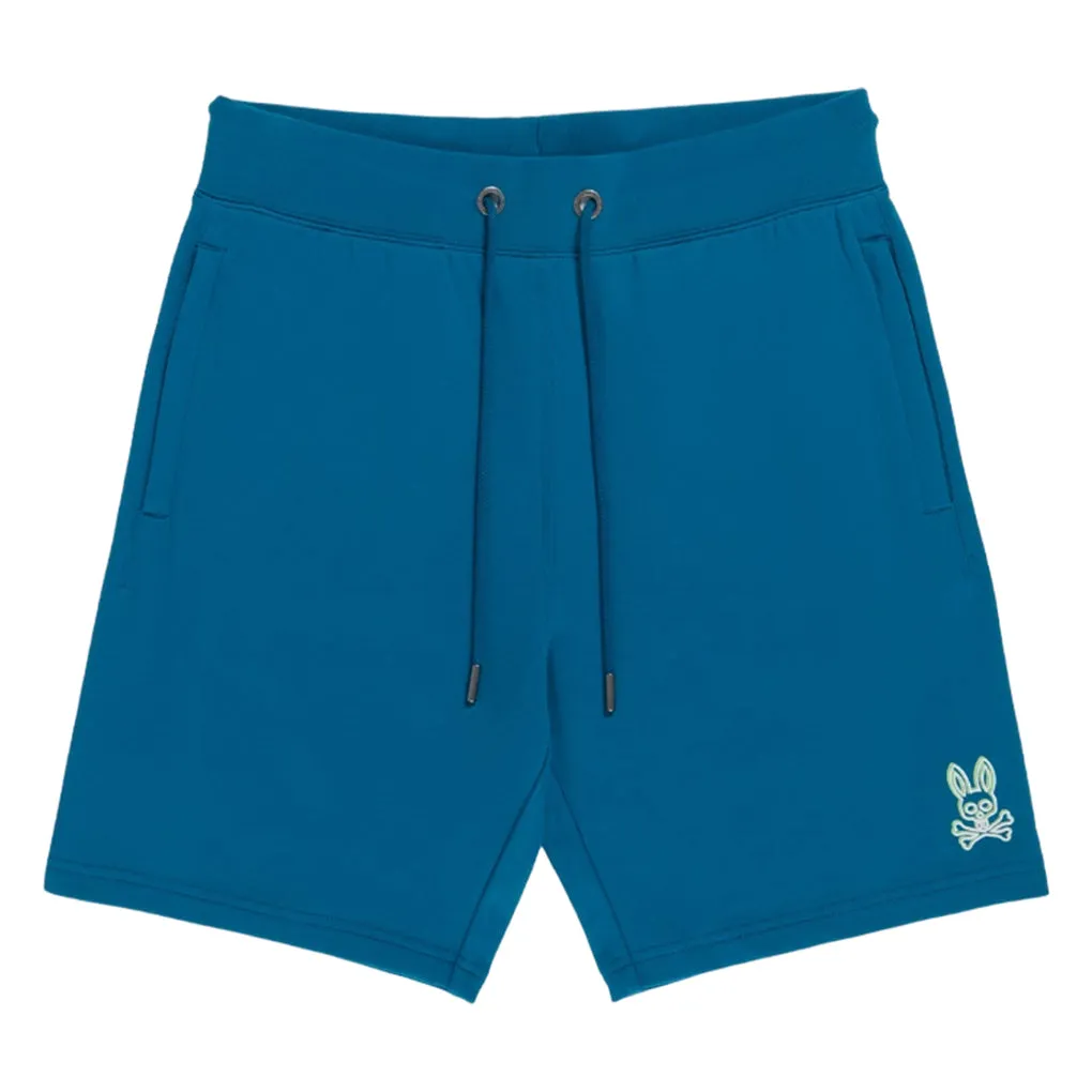 Psycho Bunny Gresham Sweat Shorts Ocean Blue