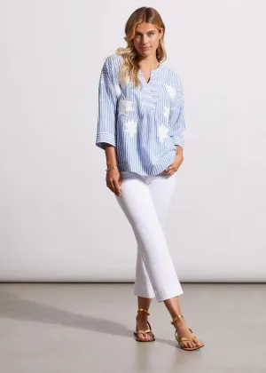 Pull On Kick Flare Capri