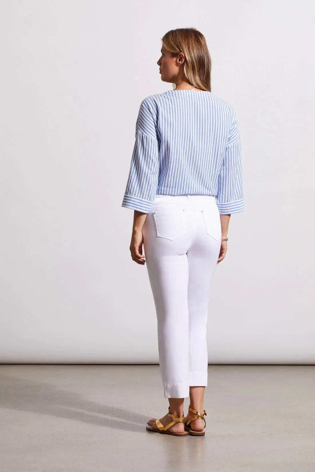 Pull On Kick Flare Capri