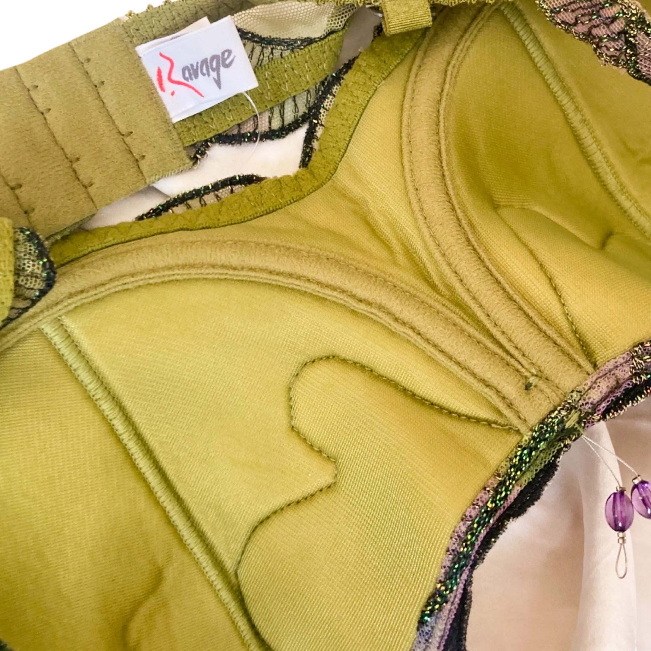 Ravage Rare Luxurious Butterfly bustier bra (deadstock)