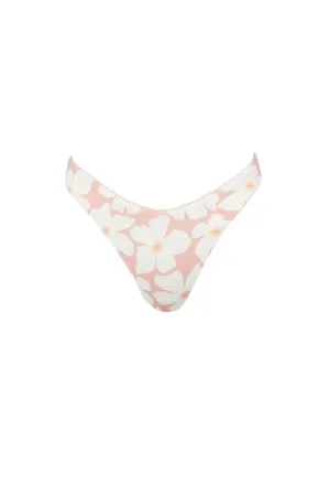 RHYTHM Women's Mimi Floral Hi-Cut Bikini Bottom Rose