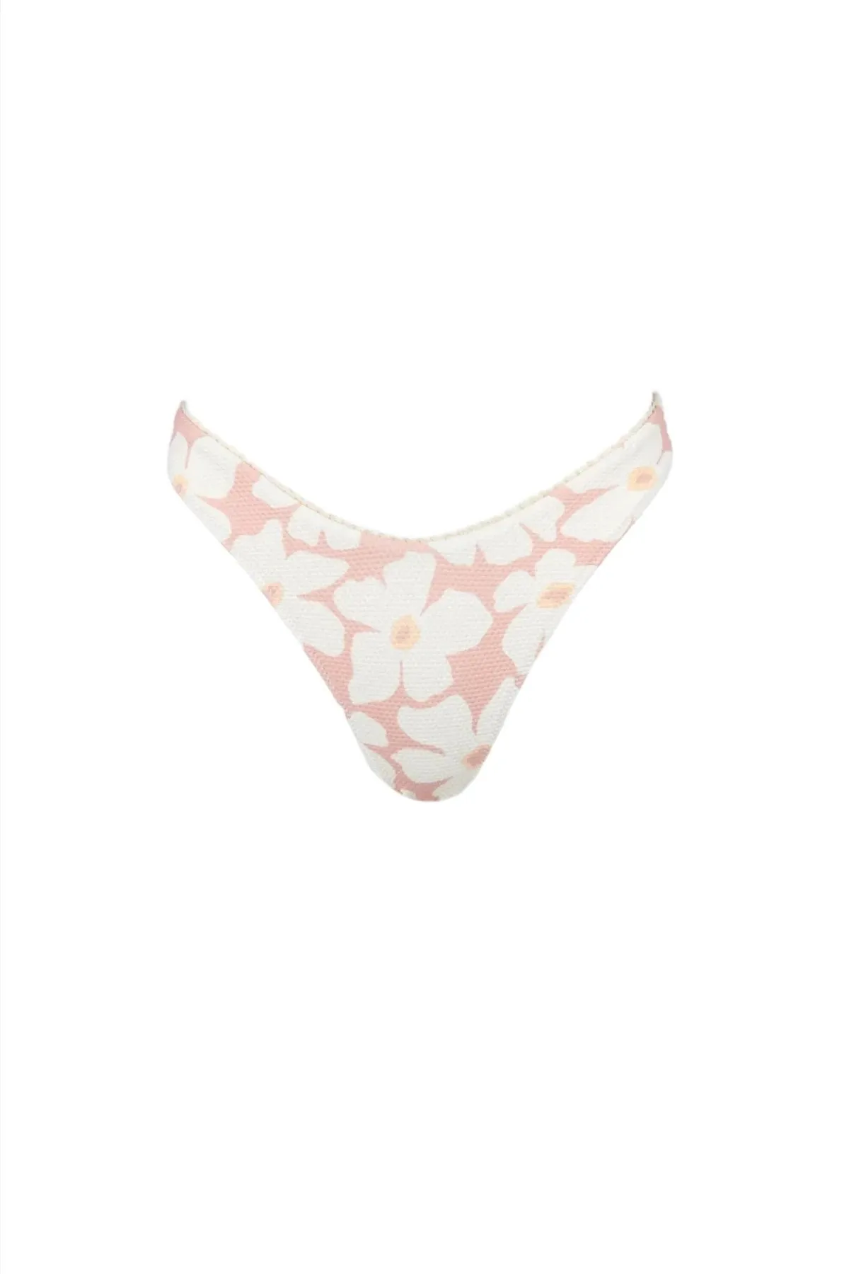 RHYTHM Women's Mimi Floral Hi-Cut Bikini Bottom Rose