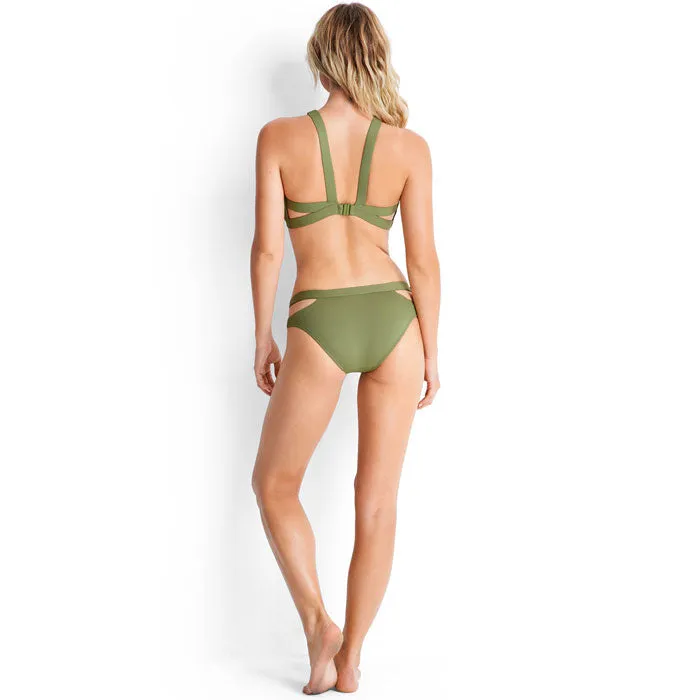 Seafolly Ladies Active Split Band Hipster Bikini Pant