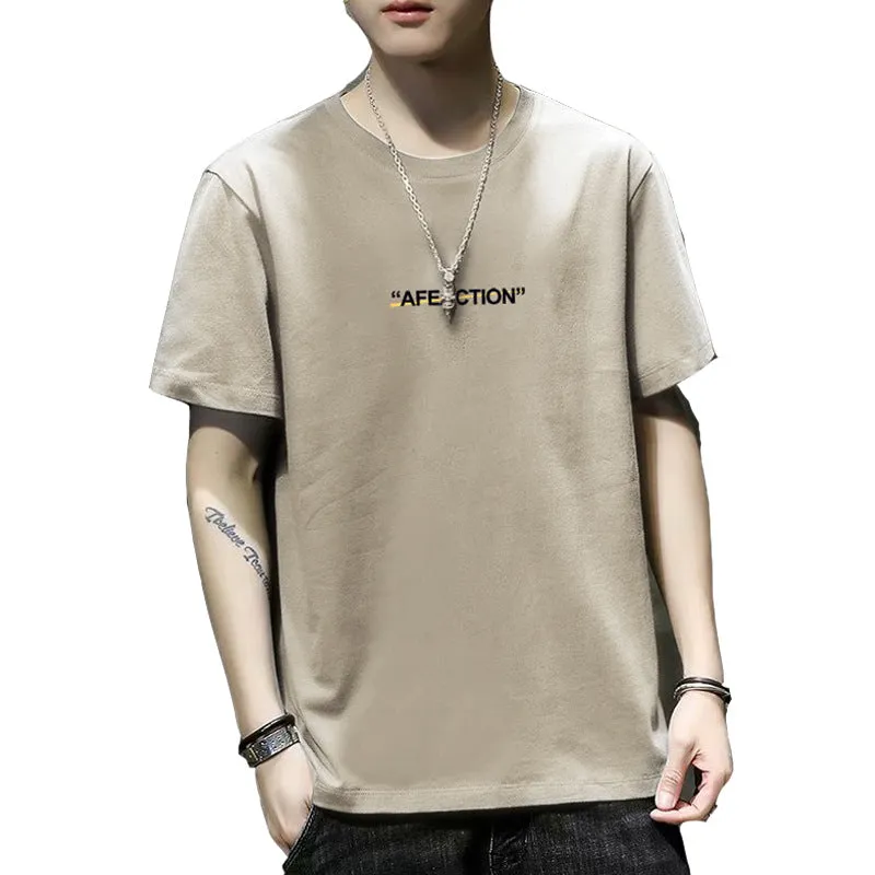 Short Sleeve T-Shirt Summer Trendy INS Slim Look Half Sleeved Matching Tops T-Shirt