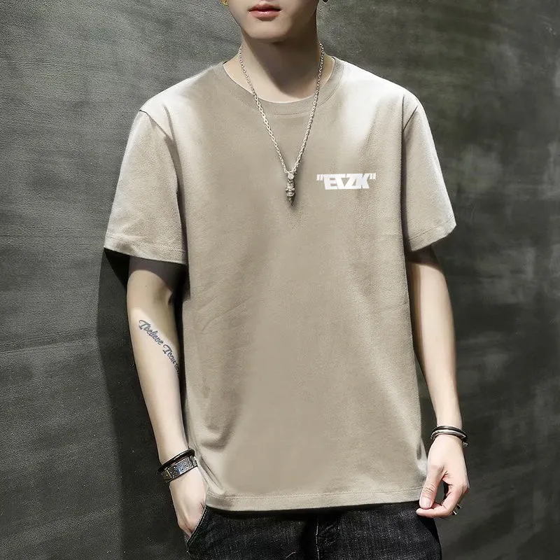 Short Sleeve T-Shirt Summer Trendy INS Slim Look Half Sleeved Matching Tops T-Shirt