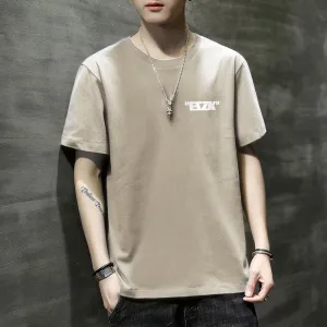 Short Sleeve T-Shirt Summer Trendy INS Slim Look Half Sleeved Matching Tops T-Shirt