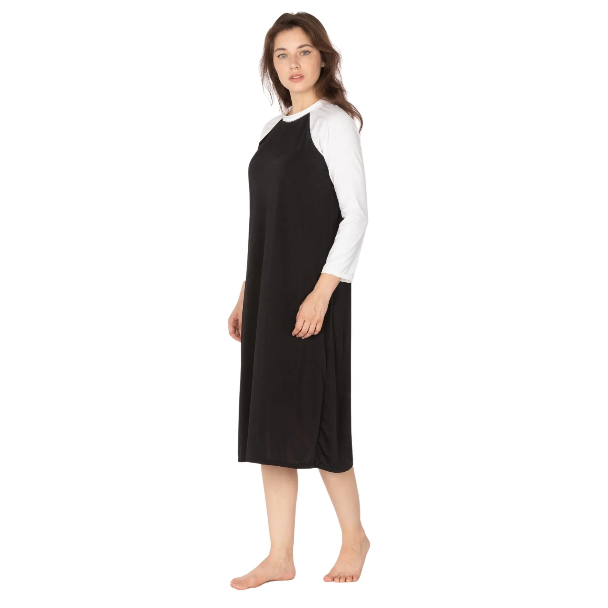Swim Dress, Longer Swim Dress, Plus Size Swim, Modest Swimwear, Sun Protection Swimwear, Tznius Swimwear, Burkini, Small-3XL! Loose Fitting