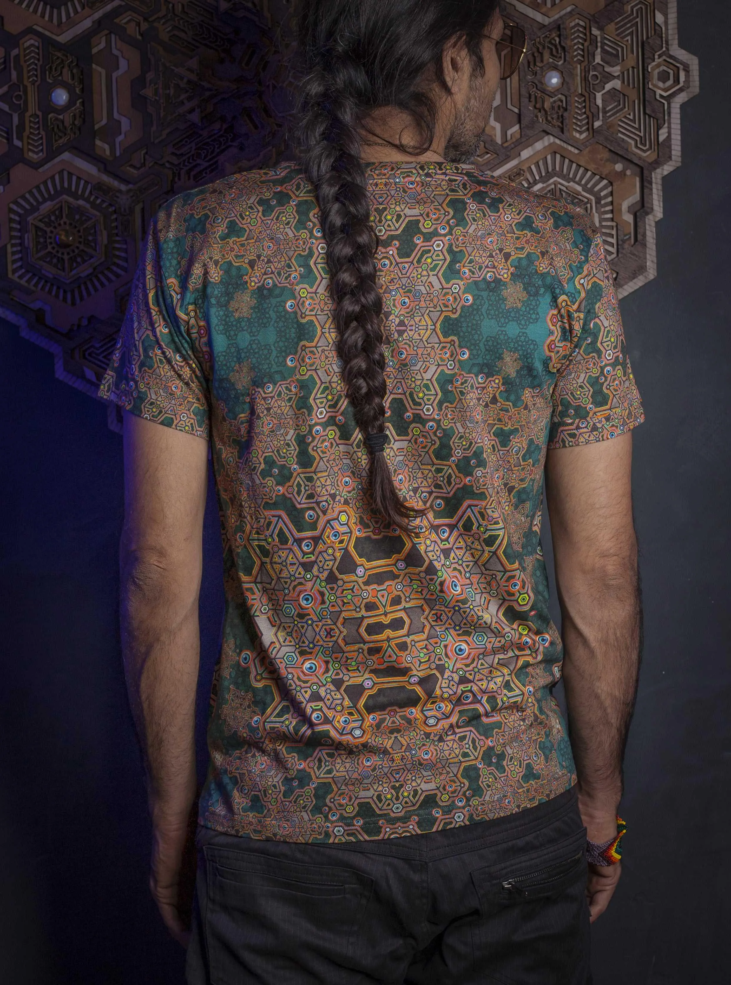 T-Shirt Men / Cotton Bamboo All over Digital Print - ATLANTHEON