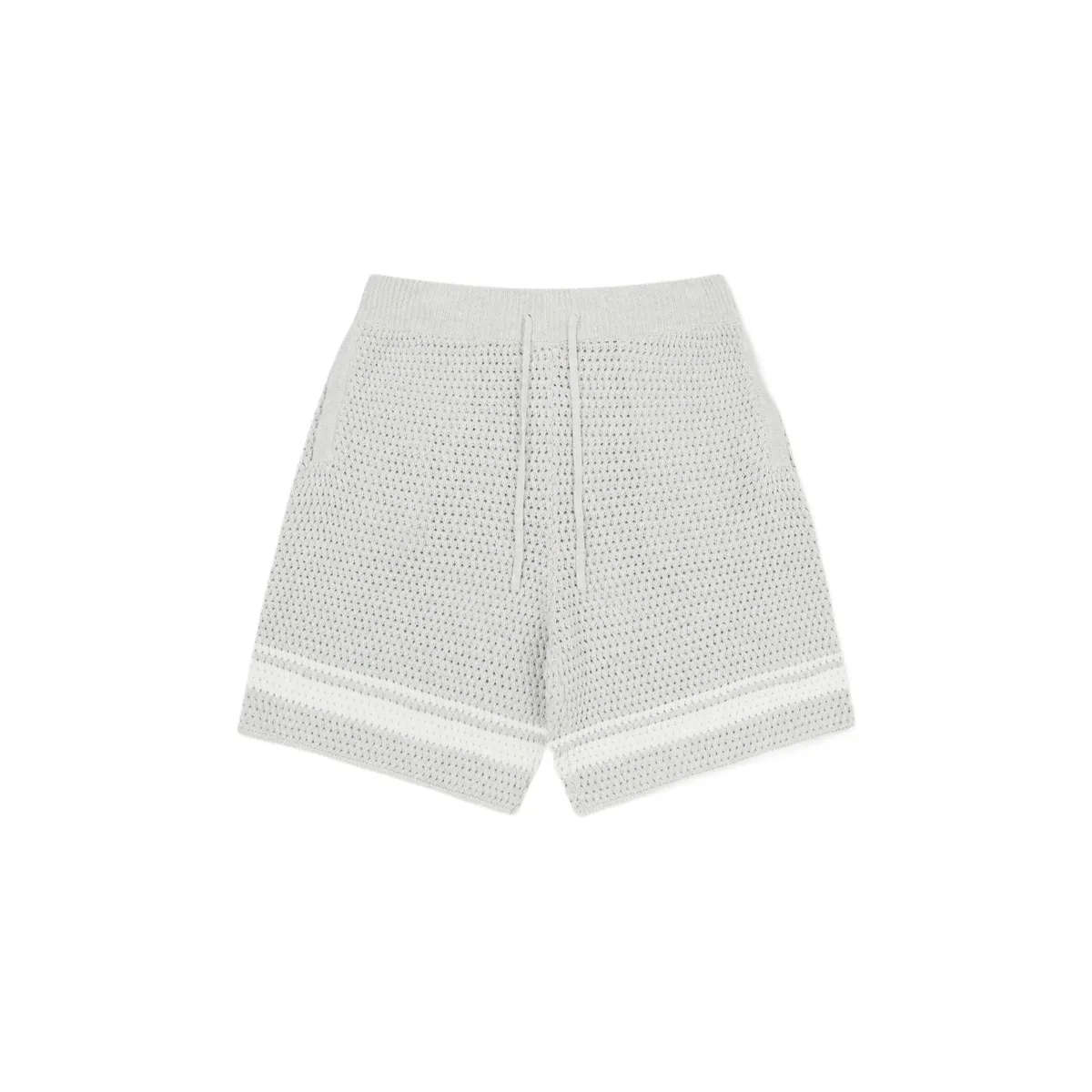 The Couture Club Crochet Knitted Grey Shorts
