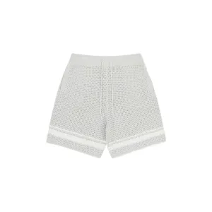 The Couture Club Crochet Knitted Grey Shorts