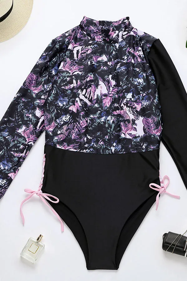 Tie Dye Stylish One Piece Swimwear