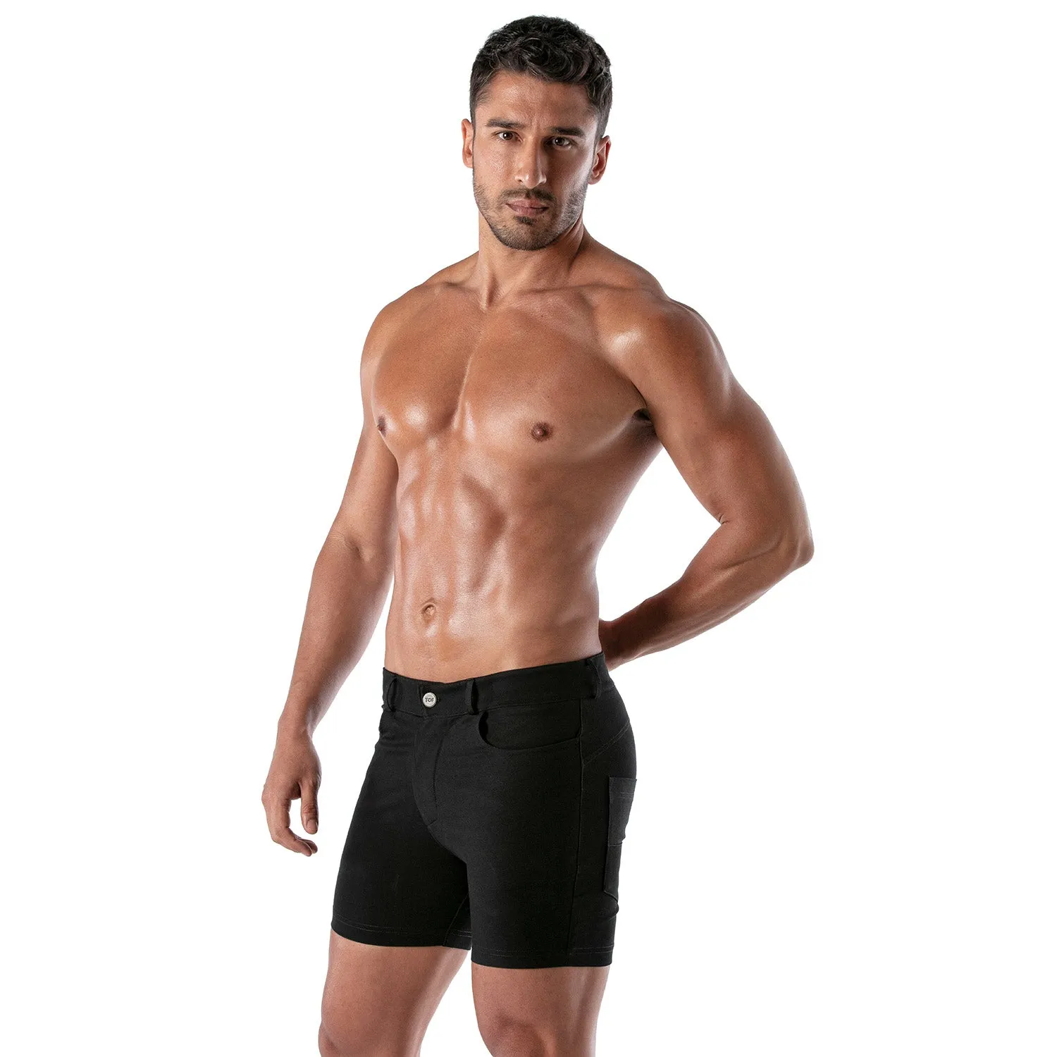 TOF Paris Patriot Mid Thigh Chino Shorts