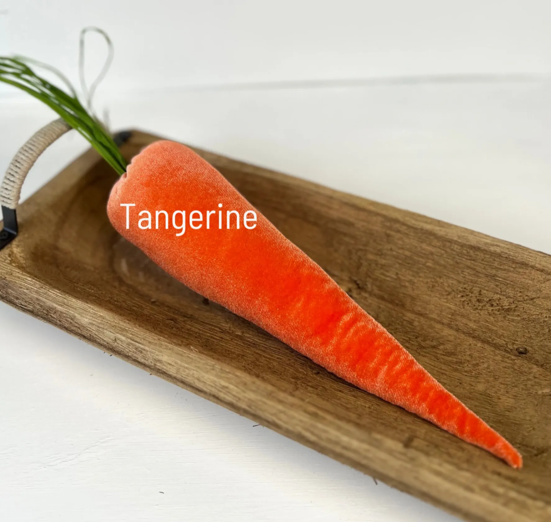 Velvet Carrots Centerpiece Tablescape - Rustic Decor