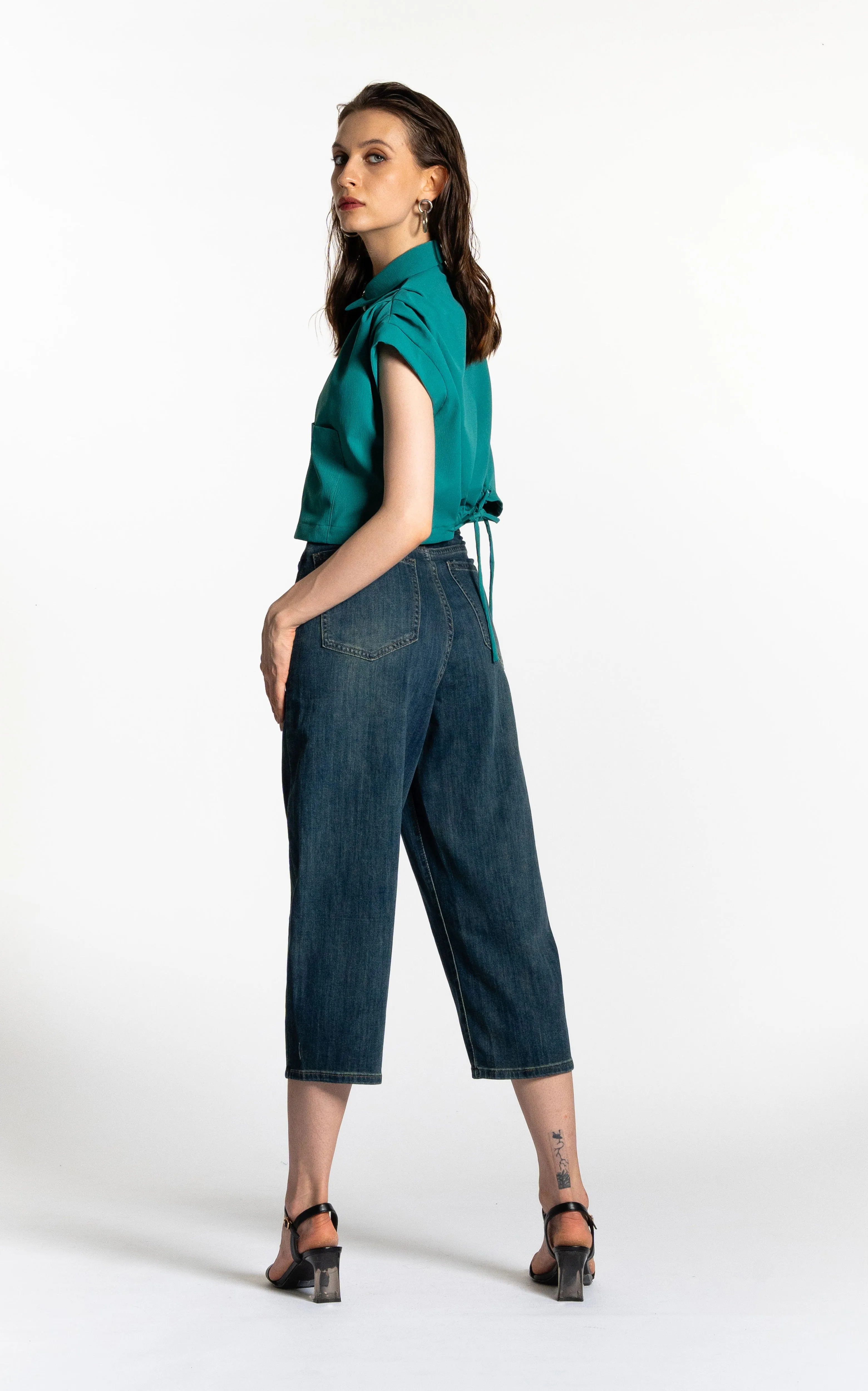 Vintage Washed Mom Jeans