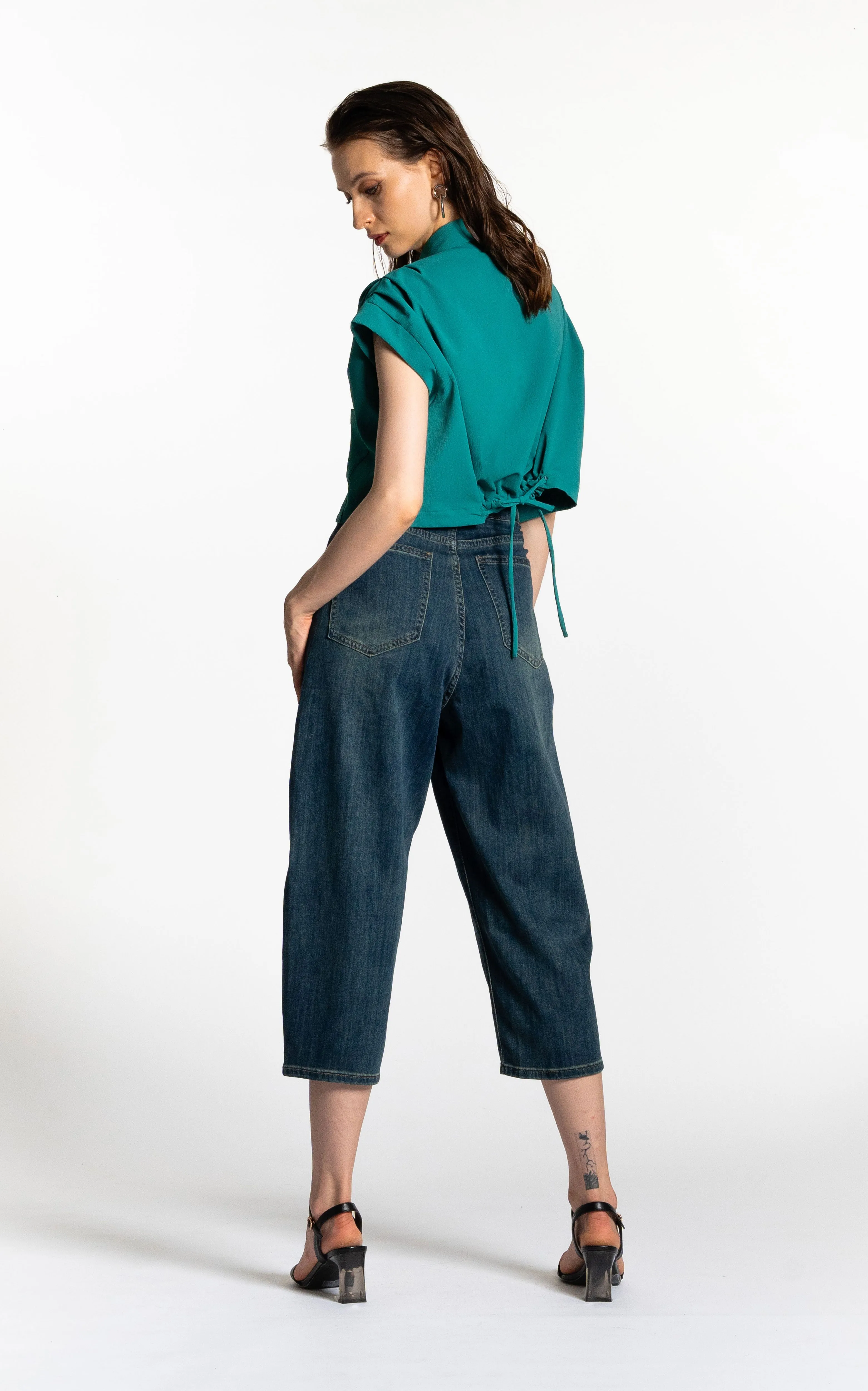 Vintage Washed Mom Jeans