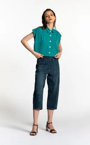 Vintage Washed Mom Jeans