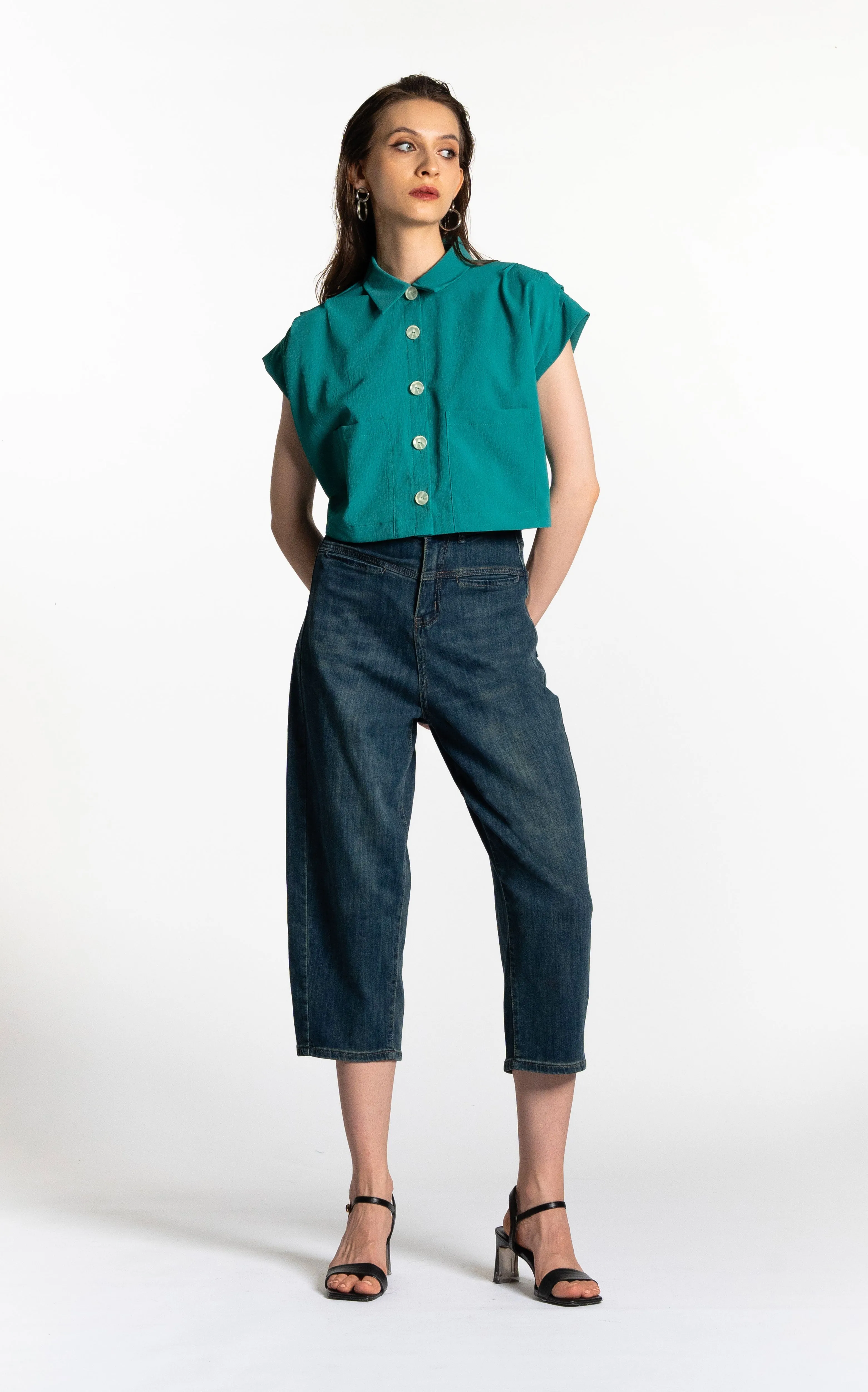 Vintage Washed Mom Jeans
