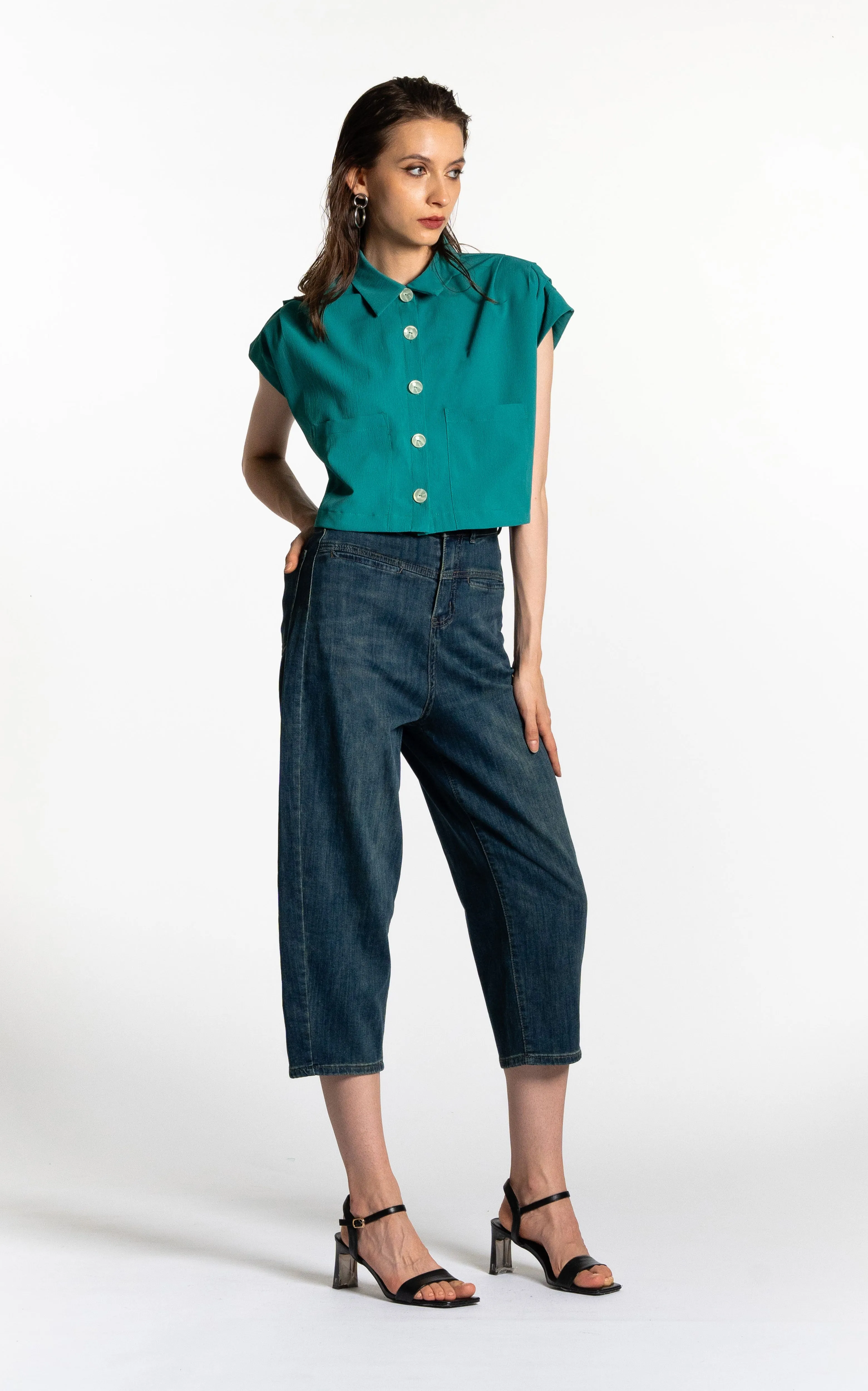 Vintage Washed Mom Jeans