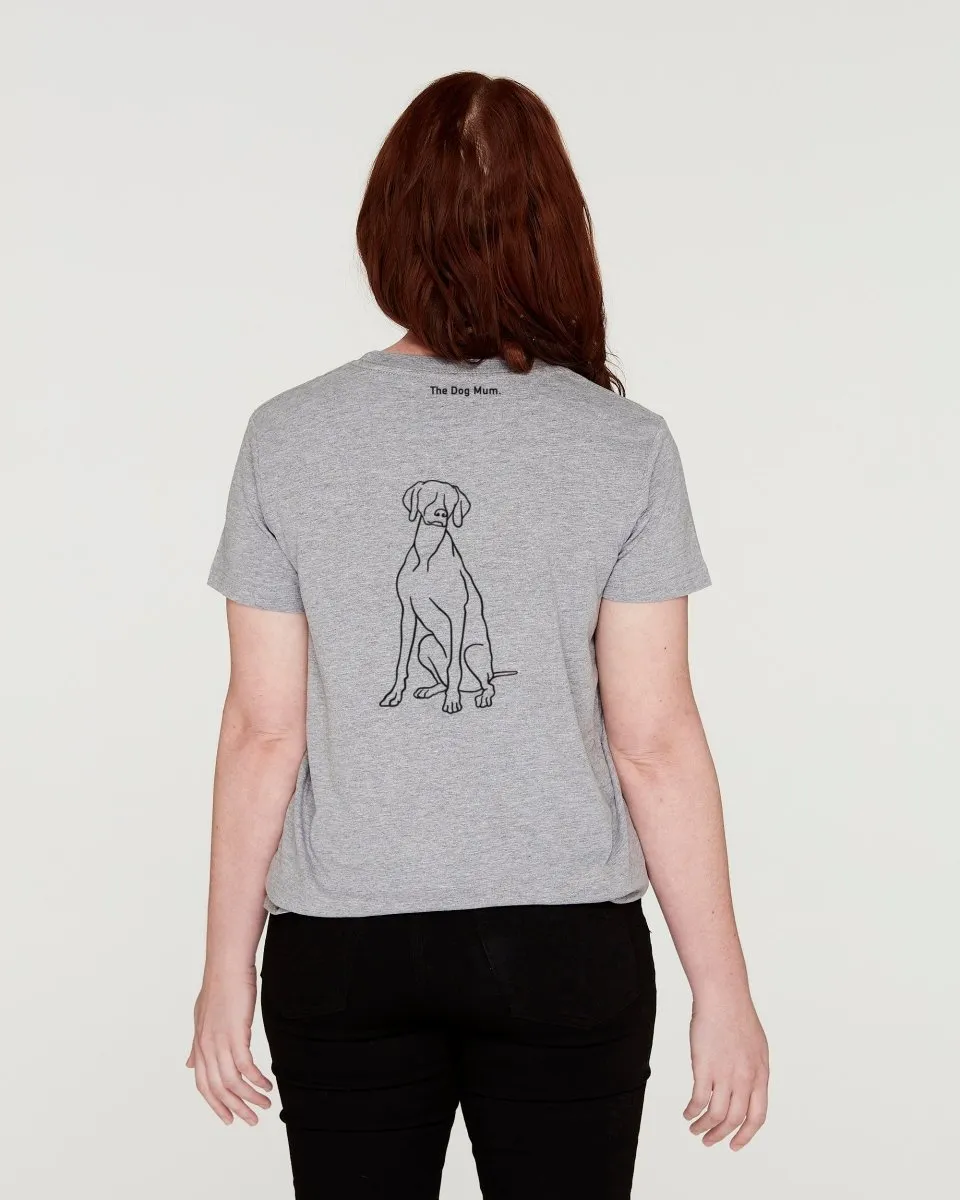 Weimaraner Mum Illustration: Classic T-Shirt