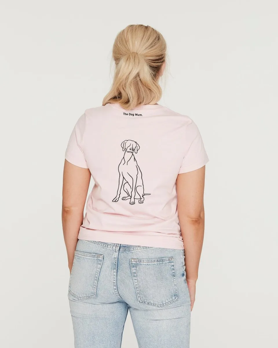 Weimaraner Mum Illustration: Classic T-Shirt