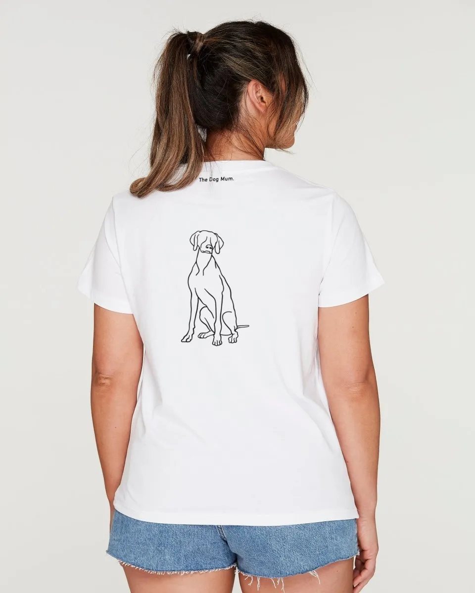 Weimaraner Mum Illustration: Classic T-Shirt