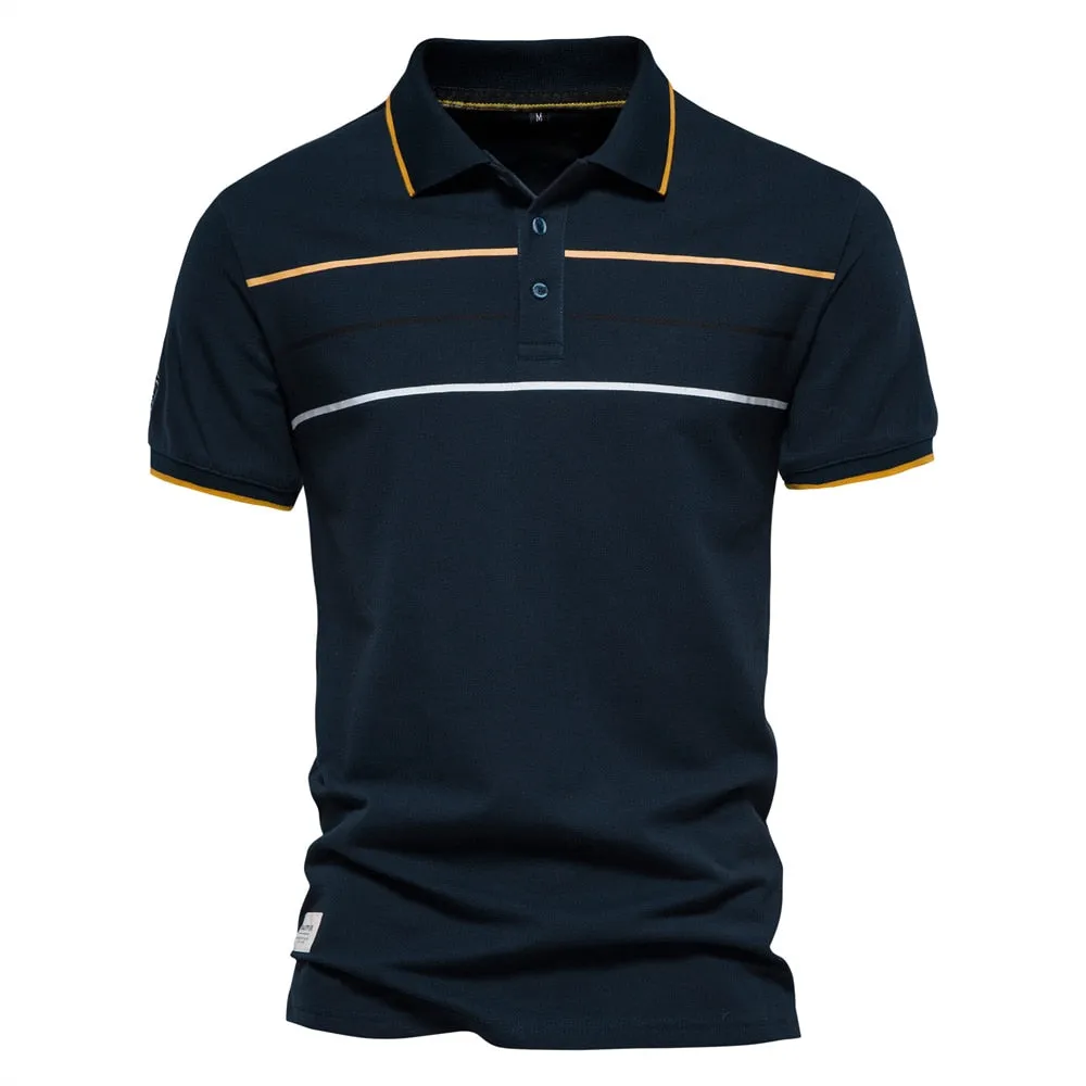 West Louis Brand Cotton Business Style Polo Shirt
