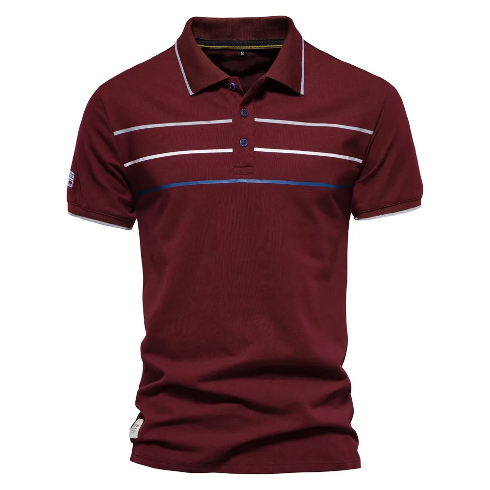 West Louis Brand Cotton Business Style Polo Shirt