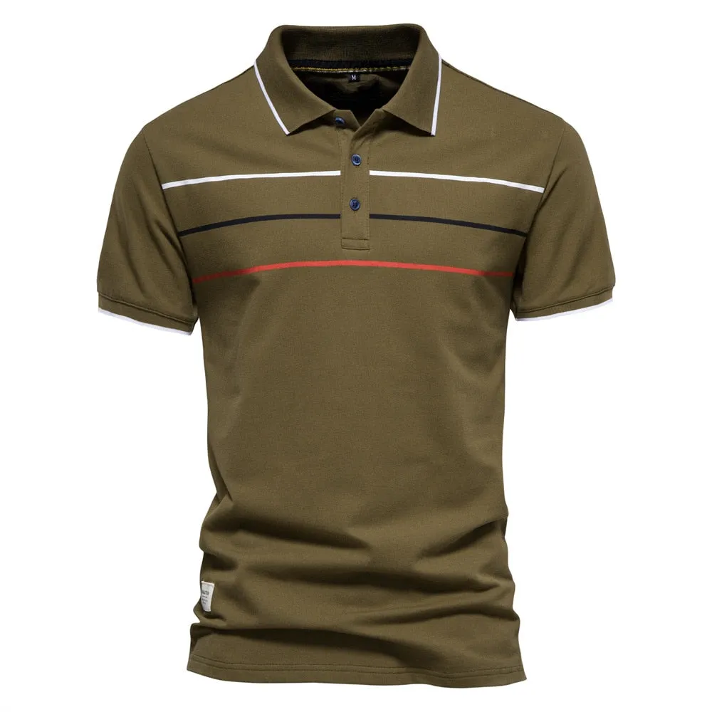 West Louis Brand Cotton Business Style Polo Shirt