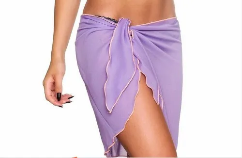 Women Beach Bikini Swimwear Cover Up Wrap Skirt Dress