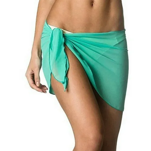 Women Beach Bikini Swimwear Cover Up Wrap Skirt Dress