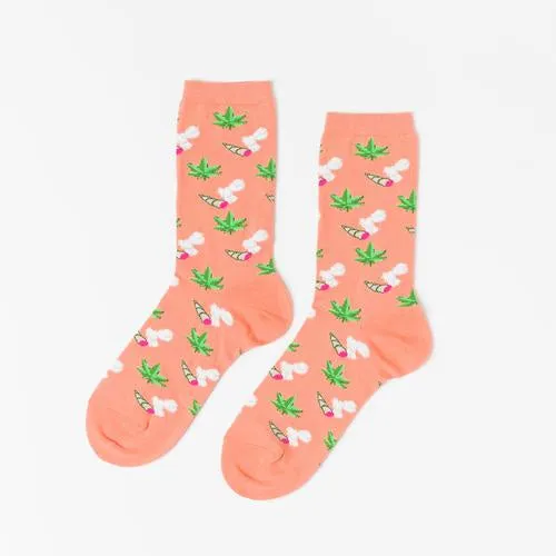 Women's Sized Socks - Weed