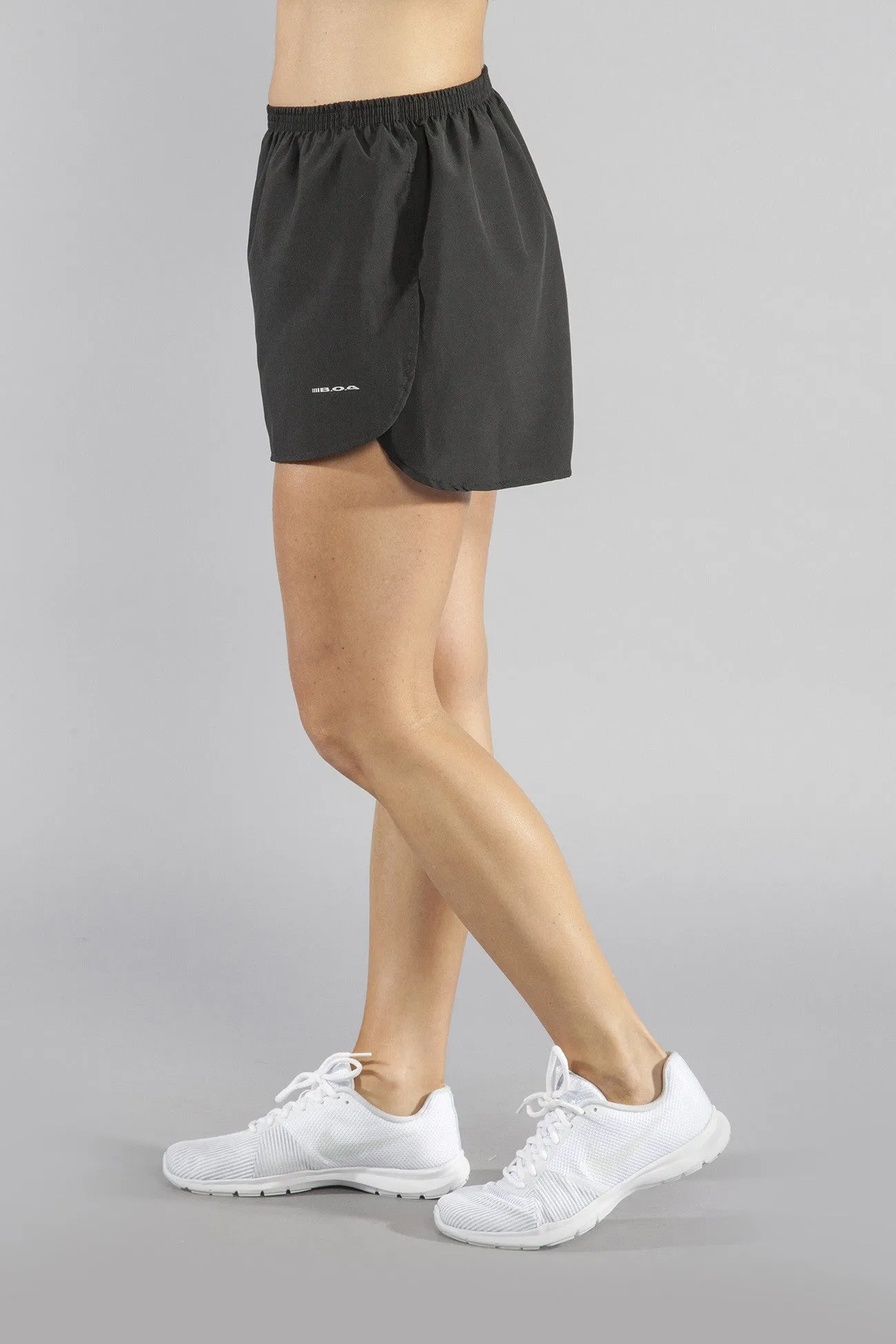 Women's Solid 1.5" Split Trainer - Black
